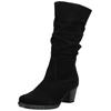 Stiefel GABOR COMFORT "Gabor Comfort Stiefel Nubukleder", Damen, Gr. 42, schwarz, Nubukleder, casual, Schuhe