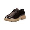 Schnürschuh PAUL GREEN "Paul Green Halbschuhe Leder", Damen, Gr. 37,5, moro, Leder, casual, Schuhe