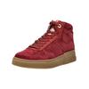 Sneaker PAUL GREEN "Paul Green Sneaker Veloursleder", Damen, Gr. 38,5, rot (wine), Veloursleder, casual, Schuhe