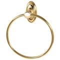 Alno Inc Classic Wall Mounted Towel Ring Metal in Yellow | 9 H x 7 W x 3 D in | Wayfair A8040-PB