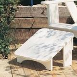 Uwharrie Outdoor Chair Original Ottoman Wood in Orange | 15 H x 22.5 W x 21 D in | Wayfair 1021-045-Distressed