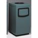 Witt Side Entry Round Series Receptacle 30 Gallon Trash Can Fiberglass in Green | 40 H x 20 W x 20 D in | Wayfair 7S-2040TD-PD-28