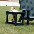 Uwharrie Chair Plantation Wood Outdoor Side Table Wood in Black | Wayfair 3040-090