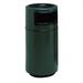 Witt Side Entry Round Series Receptacle 25 Gallon Trash Can Fiberglass in Blue | 38 H x 18 W x 18 D in | Wayfair 7C-1838TA-PD-10