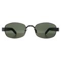 Saint Laurent SL 706 002 silber havanna grau Sonnenbrille