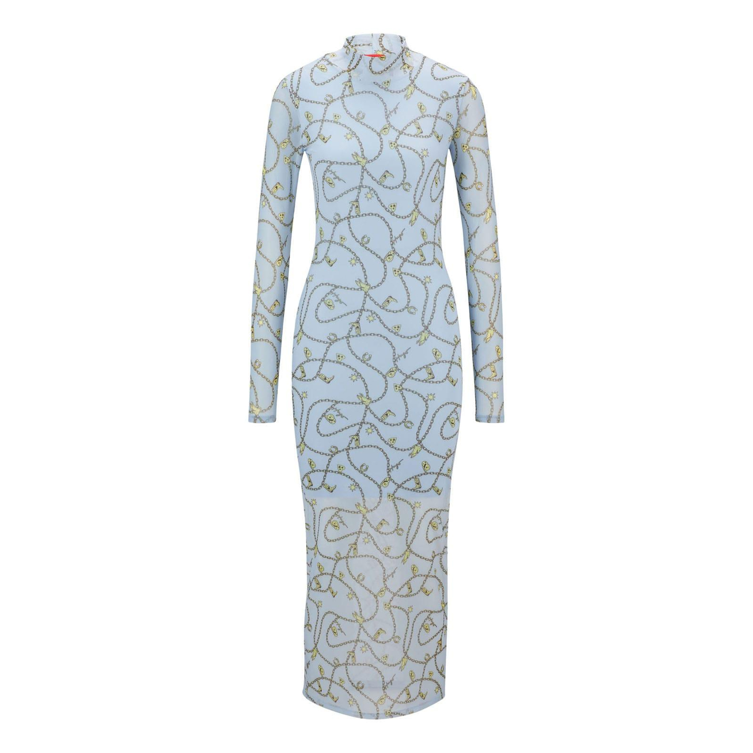 Hugo - "Nasuse_2" Midikleid für Damen (Blau) Image