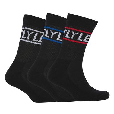 Lyle & Scott - Socken für Herren - Sport (3er-Pack) (Schwarz) Image