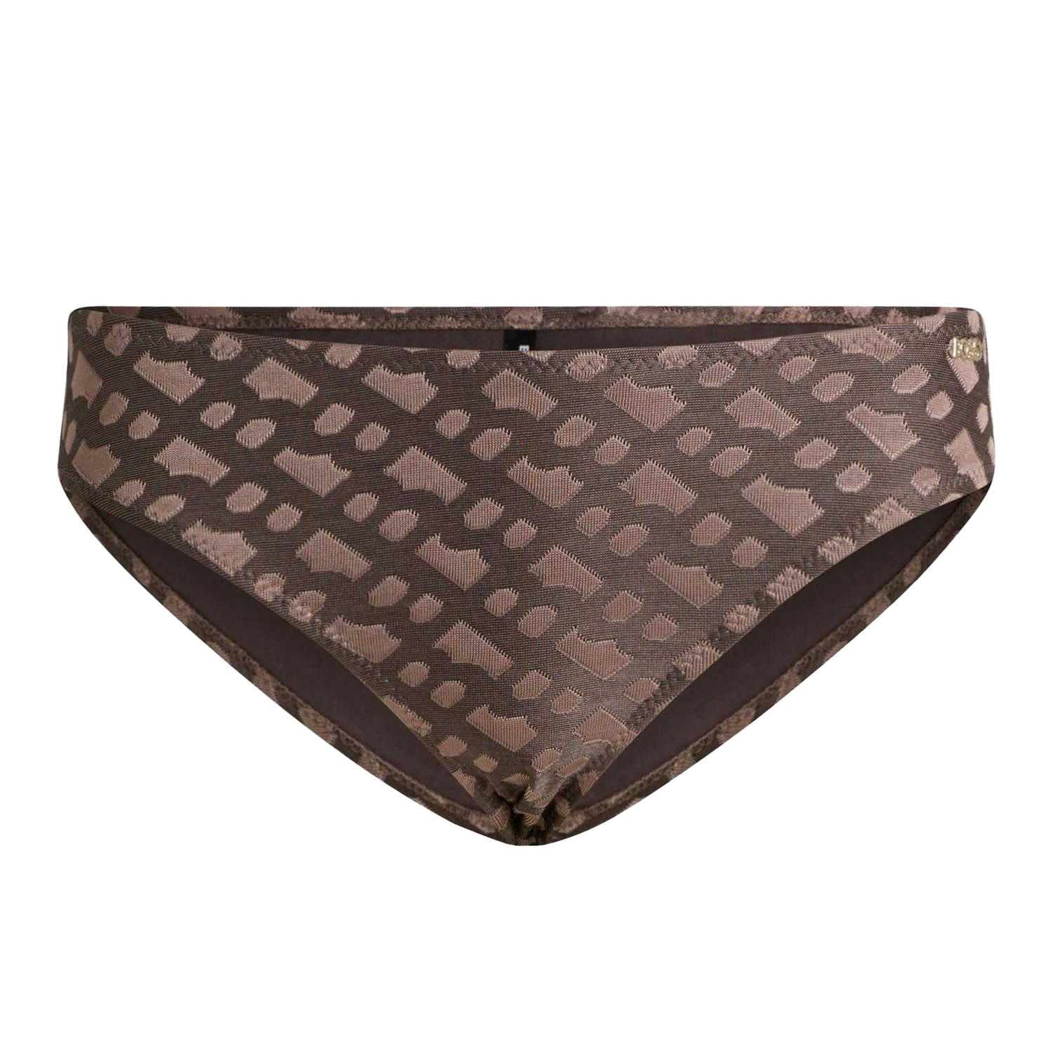 Boss - Bikinihöschen für Damen Jacquard (Braun) Image