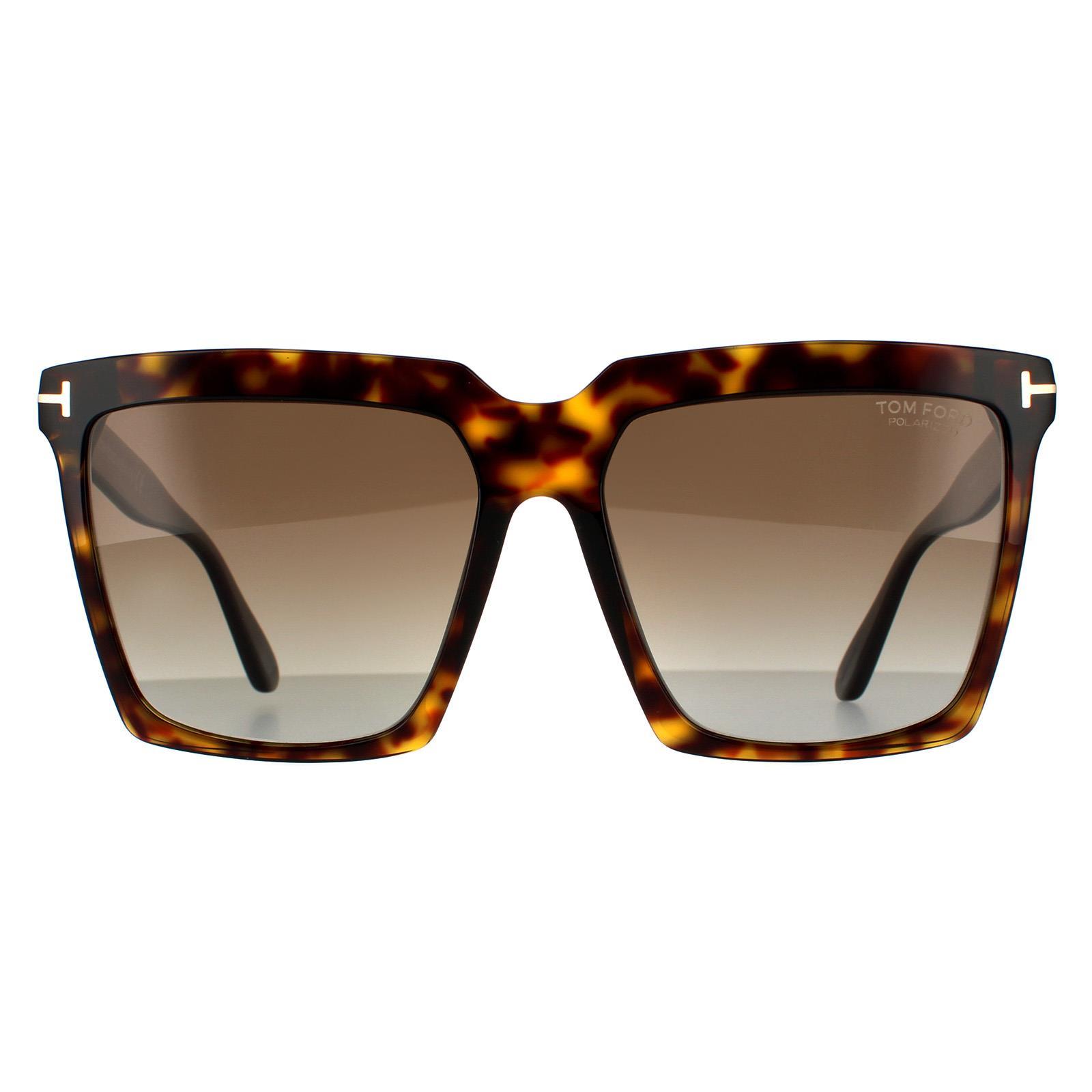 Tom Ford Sabrina 02 FT0764 52H dunkel havannabraun Sonnenbrille Image