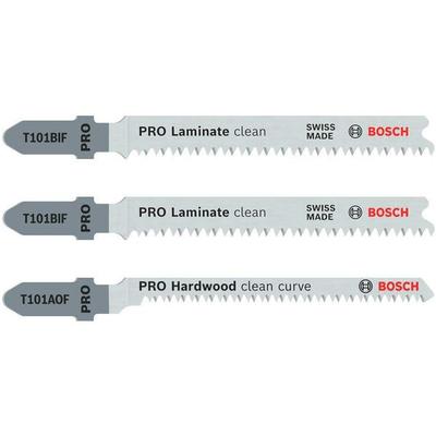 BOSCH 3er-Pack Stichsägeblätter Laminat