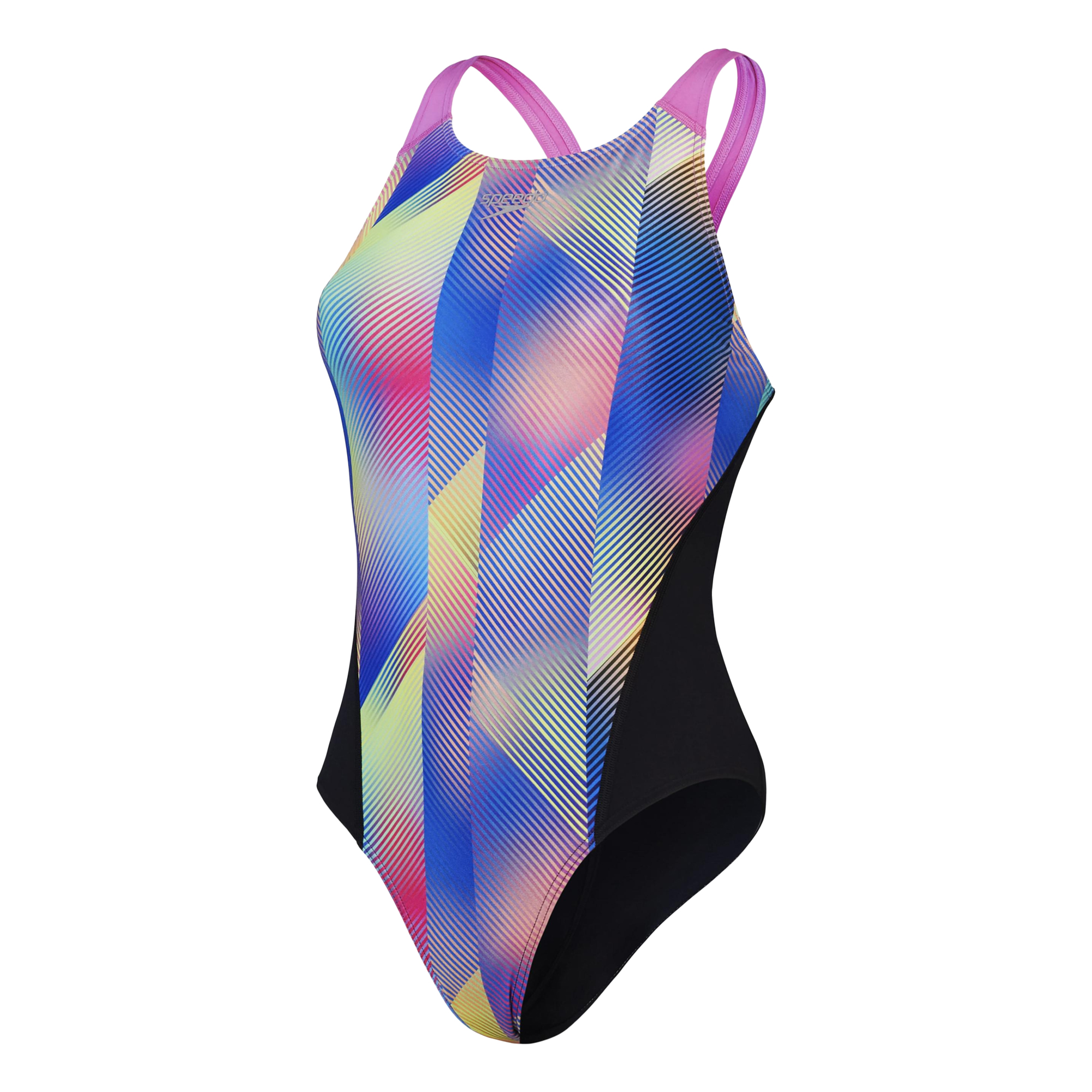 Speedo - "Recordbreaker" Badeanzug Rundum bedruckt für Damen - Training (Bunt) Image
