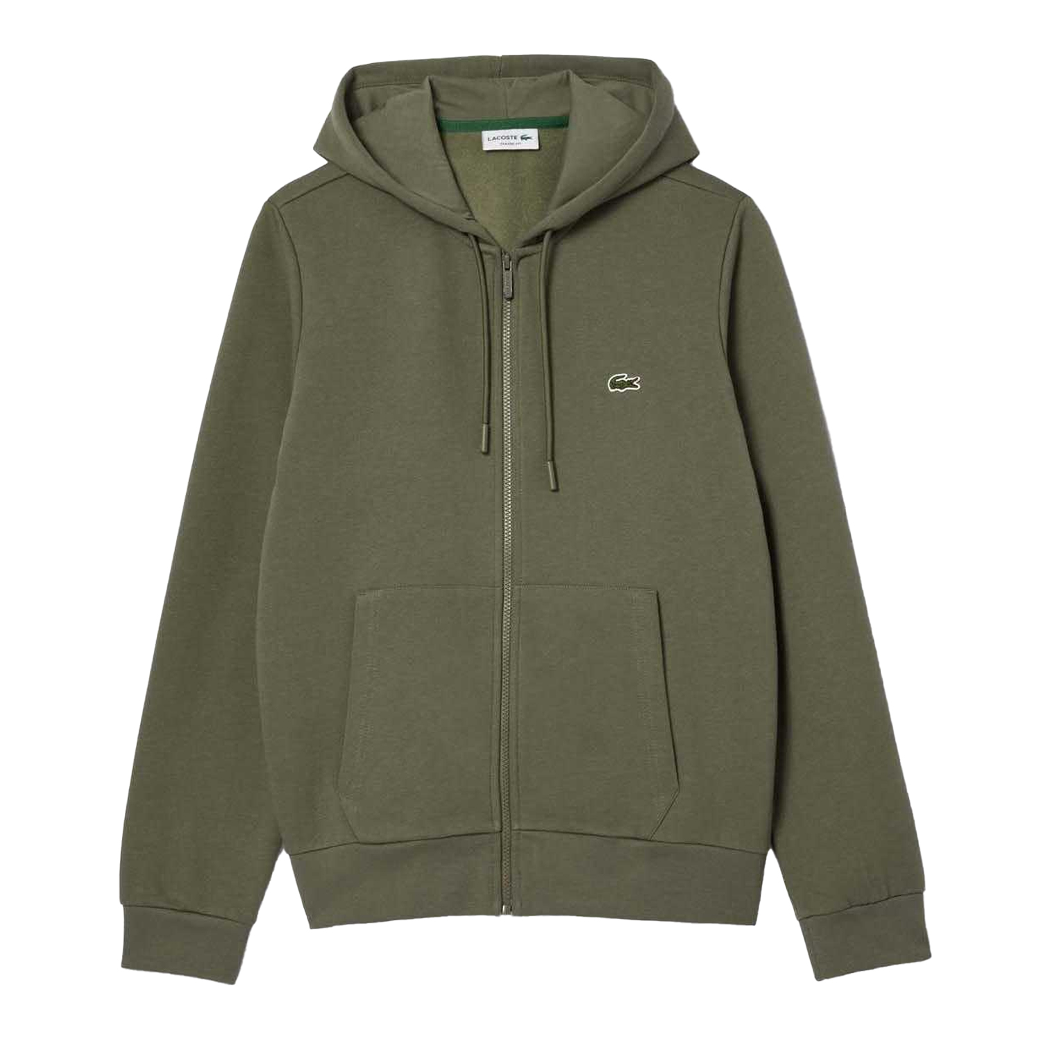 Lacoste - Hoodie mit durchgehendem Reißverschluss für Herren (Grün) Image