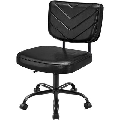 Yaheetech - Schreibtischstuhl, Make-Up Stuhl, Home Office Stuhl ohne Armlehnen, Ergonomischer Image