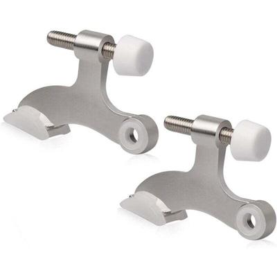 Odipie - 2er-Pack Scharnierstift-Türstopper, gebürstetes, satiniertes Nickel – verstellbarer, Image