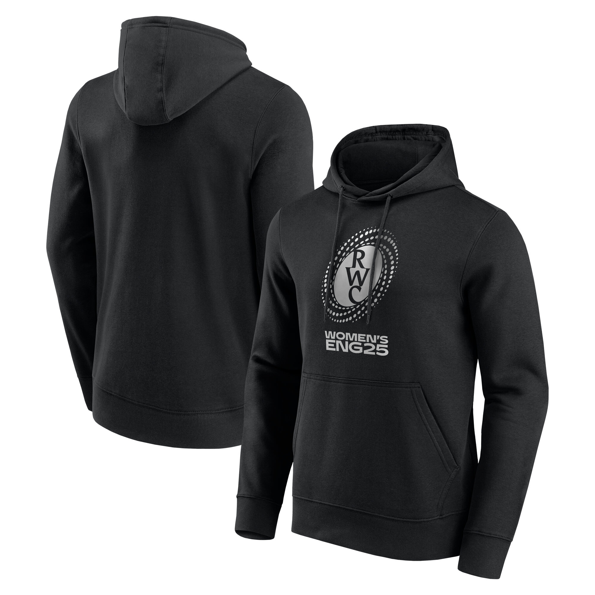 Hoodie für Damen mit Logo-Grafik (Rugby-Weltmeisterschaft 2025) – Schwarz Image