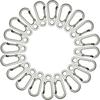 Alovez - 20-teiliges Mini-Karabiner-Set, Karabinerhaken, Schlüsselanhänger-Clips, Federschnalle,
