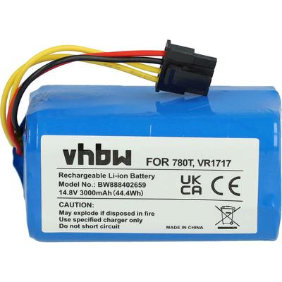 Vhbw - Akku kompatibel mit 360 C50, T90, S5, X9, S7 Pro Saugroboter (3000 mAh, 14,8 v, Li-Ion) Image