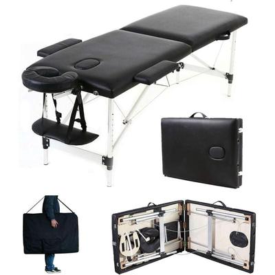 Dayplus - Massagetisch Höhenverstellbar Massageliege Massagebank Mobile Kosmetikliege Klappbar Image