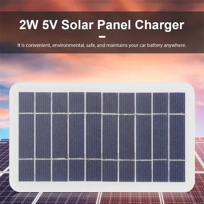 2w 5V Solar Panel Portable For Fast Phone Charging Outdoor Mini Solar Charger 157*94mm Outdoor Portable Solar Cell Plate