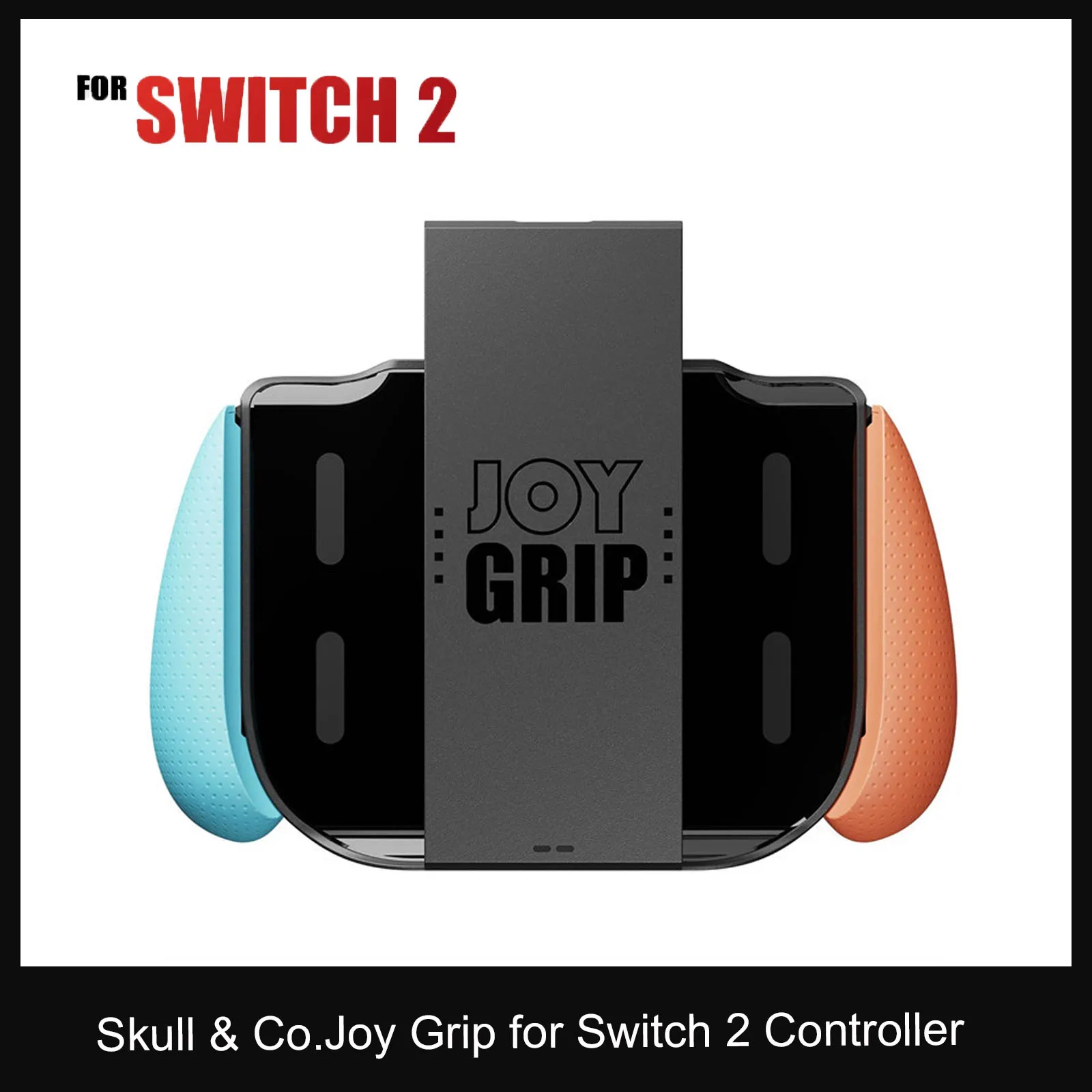 Savage Raven by Skull & Co. JoyGrip for Nintendo Switch 2 Controller Charging Dock with Trigger Grips Charger for NS2 JoyCon