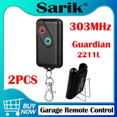 Garage Door Opener Remote 2PCS 303MHz Compatible with Guardian Garage Door 2211-L Gate Opener