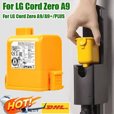NEUER 5,0/6,0 Ah Staubsauger-Akku EAC63758601 für LG Cord Zero A9,Cord Zero A9+,A9, Cord Zero A9 Plus,A9M,A958,A958SK Image
