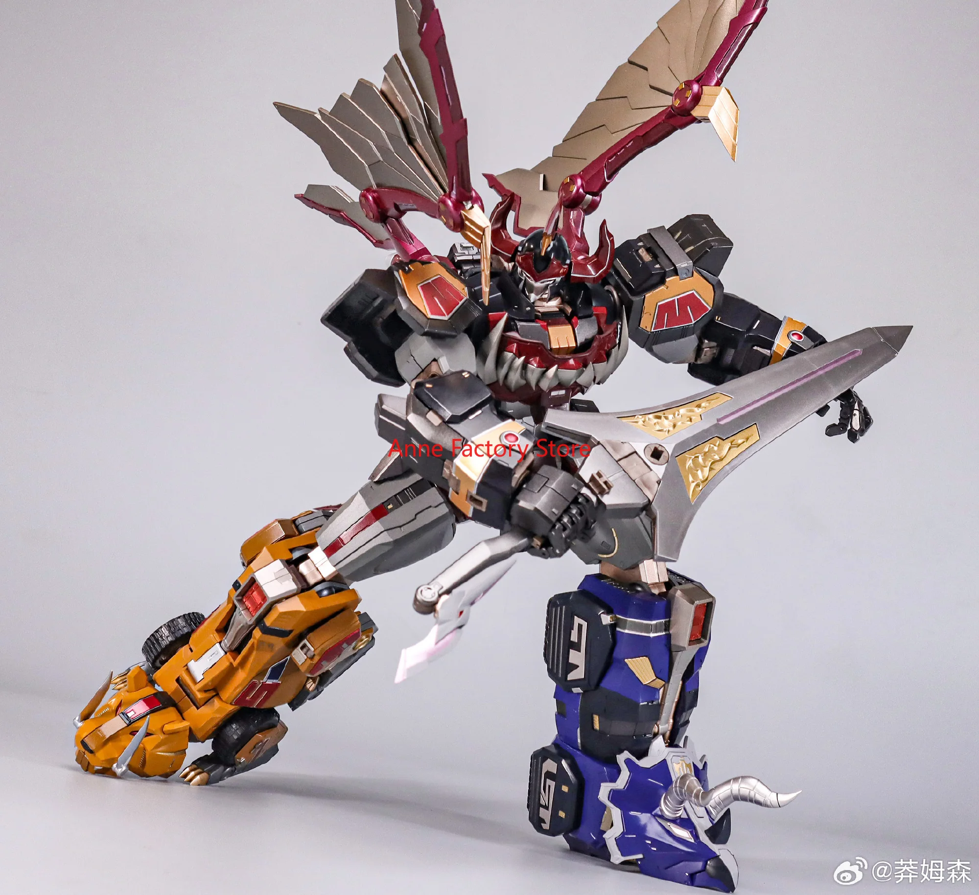 Neue Modelo Dehehefaga ZL-01 KO FLAMETOYS BEAST LORD Dragon Caesar Megazord Alea Produkt Terminado Modelo Figuras De Ac Produkt Image