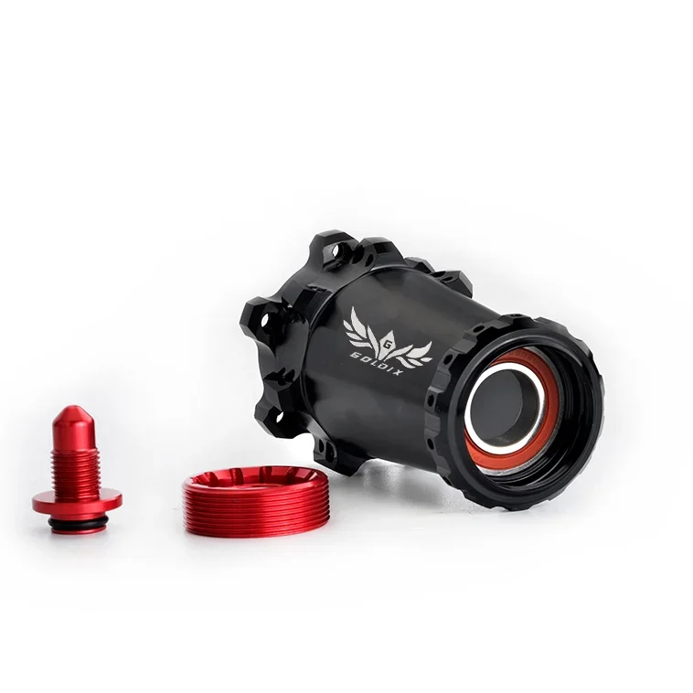 GOLDIX Lefty Hub MTB XC AM Straight Pull 6 Bolzen Scheibenbremse Linkshändernabe Schwarz 2.0 3.0 115g Vorderradnabe 28H Für Lefty 2.0/3.0 Gabel