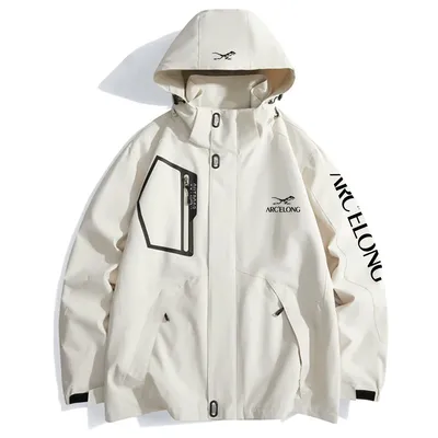 Spring and Autumn New Windproof and Rainproof Thin Jacket For Men Women's Sports and Leisure, Brand Printed Mountaineering Suit