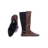 Ahinsa Shoes Damen Stiefel, Gr. 43, braun, Kunstleder