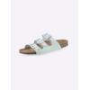 Pantolette BIO TIME, Damen, Gr. 42, blau (eisblau), Synthetik, sportlich, Schuhe