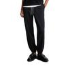 Jerseyhose MARC O'POLO "aus reinem Organic Cotton", Damen, Gr. XS, Normalgrößen, blau (deep night blau), Sweatware, Obermaterial: 100% Baumwolle, unifarben, casual, regular fit lang, Hosen