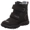 Winterstiefel SUPERFIT "HUSKY WMS: Mittel", Kinder, Gr. 26, schwarz (schwarz, grau), Textil, sportlich, Schuhe, Snowboots mit wärmendem Textilfutter, Größenschablone zum Download