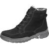 Winterboots WALDLÄUFER "H-LUMI", Damen, Gr. 8,5 (42,5), schwarz, Veloursleder, unifarben, sportlich, Schuhe, Stiefelette, Warmfutter, in komfortabler Weite H (= sehr weit)