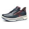 Sneaker ARA "SAPPORO", Damen, Gr. 8 (42), bunt (nachtblau, braun), Glattleder, sportlich, Schuhe, Plateausneaker, Schnürschuh in Komfortweite H (= sehr weit)