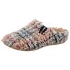 Pantoffel VERBENAS "York Gales", Damen, Gr. 36, bunt (beige, kariert), Textil, klassisch, Schuhe Hausschuh Pantoffeln, in karierter Optik
