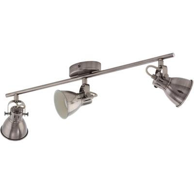 EGLO LED Deckenspots "SERAS", grau (nickelfarben), B:6,5cm L:59,5cm, Lampen, LED Deckenleuchte, LED Deckenlampe Image