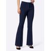 Webhose HEINE, Damen, Gr. 50, Normalgrößen, blau (marine), 95% Polyester, 5% Elasthan, unifarben, Hosen