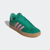 Sneaker ADIDAS SPORTSWEAR "VL COURT 3.0", Gr. 42, court grün, bliss pink, gold metallic, Leder, Textil, sportlich, Schuhe, Design auf den Spuren des adidas Samba