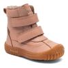 Winterstiefel BISGAARD "ellis tex", Kinder, Gr. 32, rosa, Leder, unifarben, klassisch, Schuhe, Klettschuh mit TEX-Membrane, Größenschablone zum Download