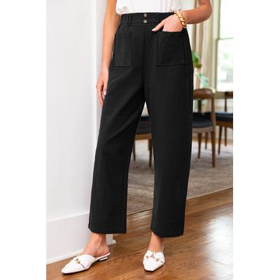 Straight Talk Black Pants