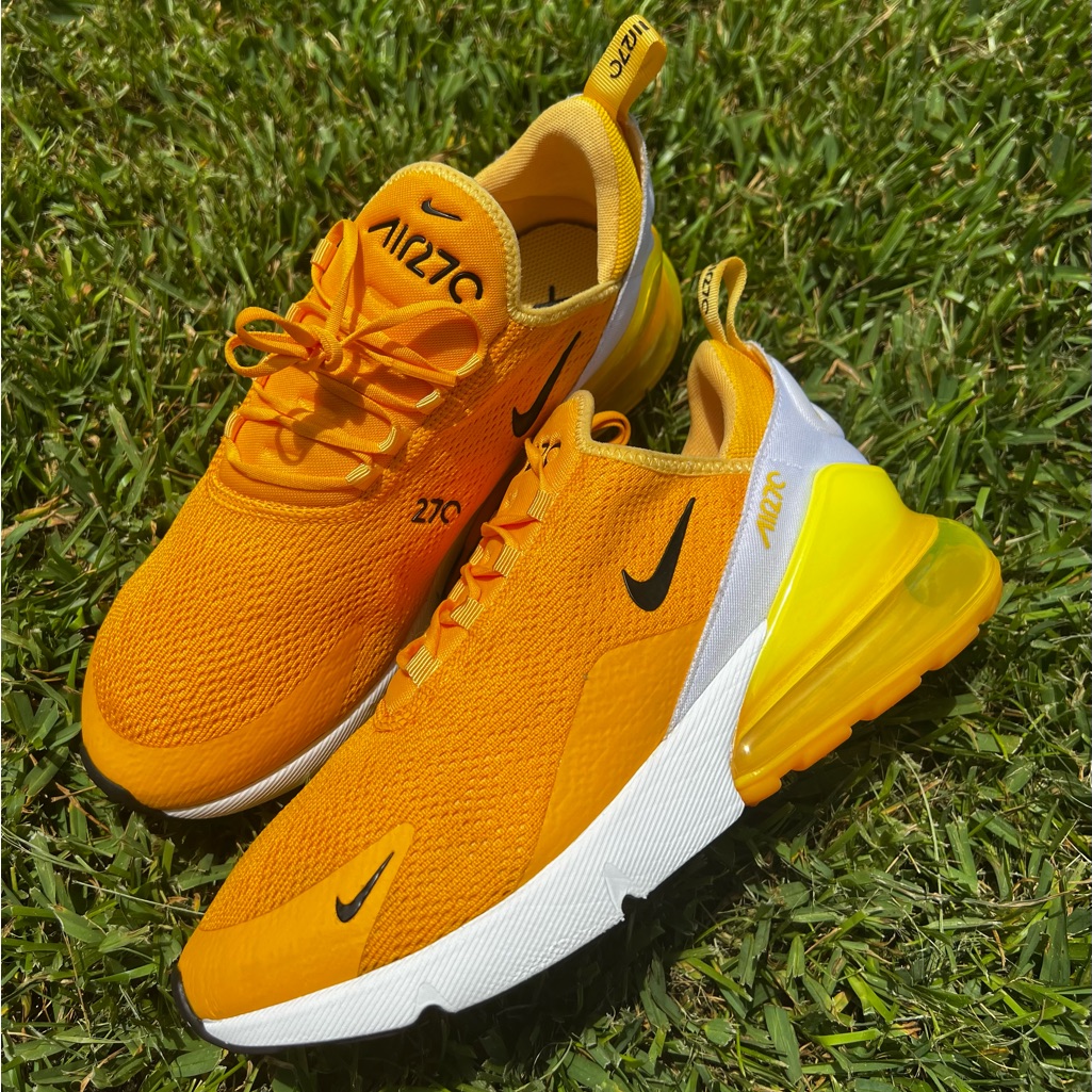 Nike Shoes | Clean Nike Size 8.5 Mens Air Max 270 University Gold Yellow Shoes | Color: Gold/Yellow | Size: 8.5
