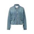 comma casual identity Jeansjacke Gr. 34 in blau | Außenstoff: 91% Baumwolle