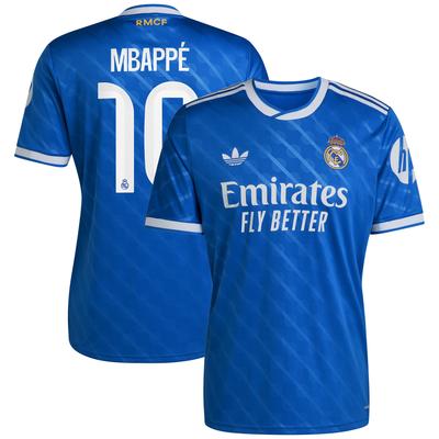 Real Madrid adidas Ausweichtrikot 2025-26 mit aufdruck Mbappé 10 Image