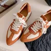 2025 Neue All-Match-Trend-Vintage-Casual-Sportschuhe für Damen, Wandern, Turnschuhe, Plattform, Walking, Sportschuh, weiße Slipper
