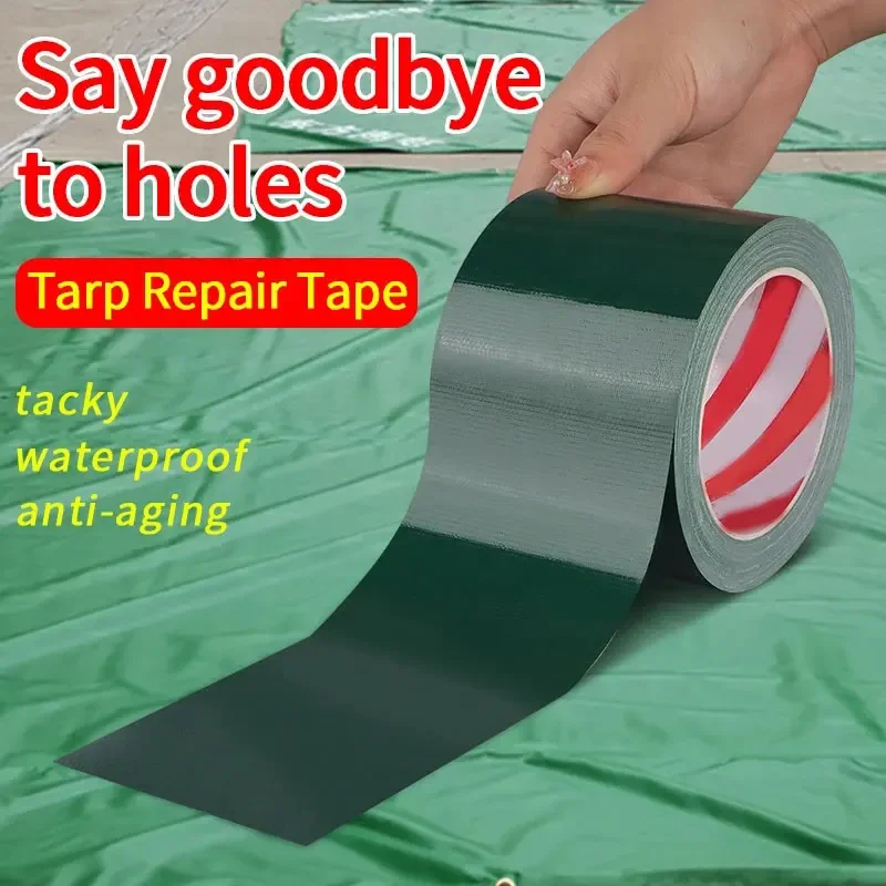 Reparaturband Selbstklebendes Markisenband Zelt Auslaufsicheres LKW-Plane Regenfestes wasserdichtes Fasertuch PE-Plane-Reparaturband Image