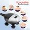 Masseur électrique pour chat à 3 vitesses, anti-stress, relaxation du corps, du cou, LED, tête, cuir chevelu, vibrant, relaxation du corps et du cou