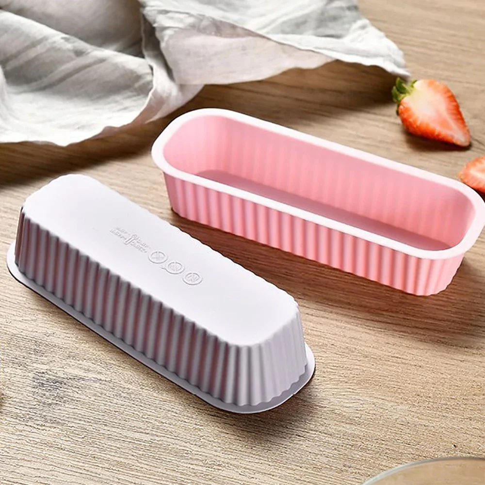 2Pc Haushalt Rechteckige Silikon Form Süßigkeiten Toast Form Brot DIY Küche Liefert Kuchen Backformen Pan Backen Zubehör Werkzeuge Image