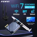 FENVI WiFi 7 QCNCM865 Adattatore PCIE BT5.3 Tri Band 2.4G/5G/6GHz 5.8Gbps 802.11BE Scheda Wi-Fi 7 Wireless Wi-Fi 6E per Desktop Win11