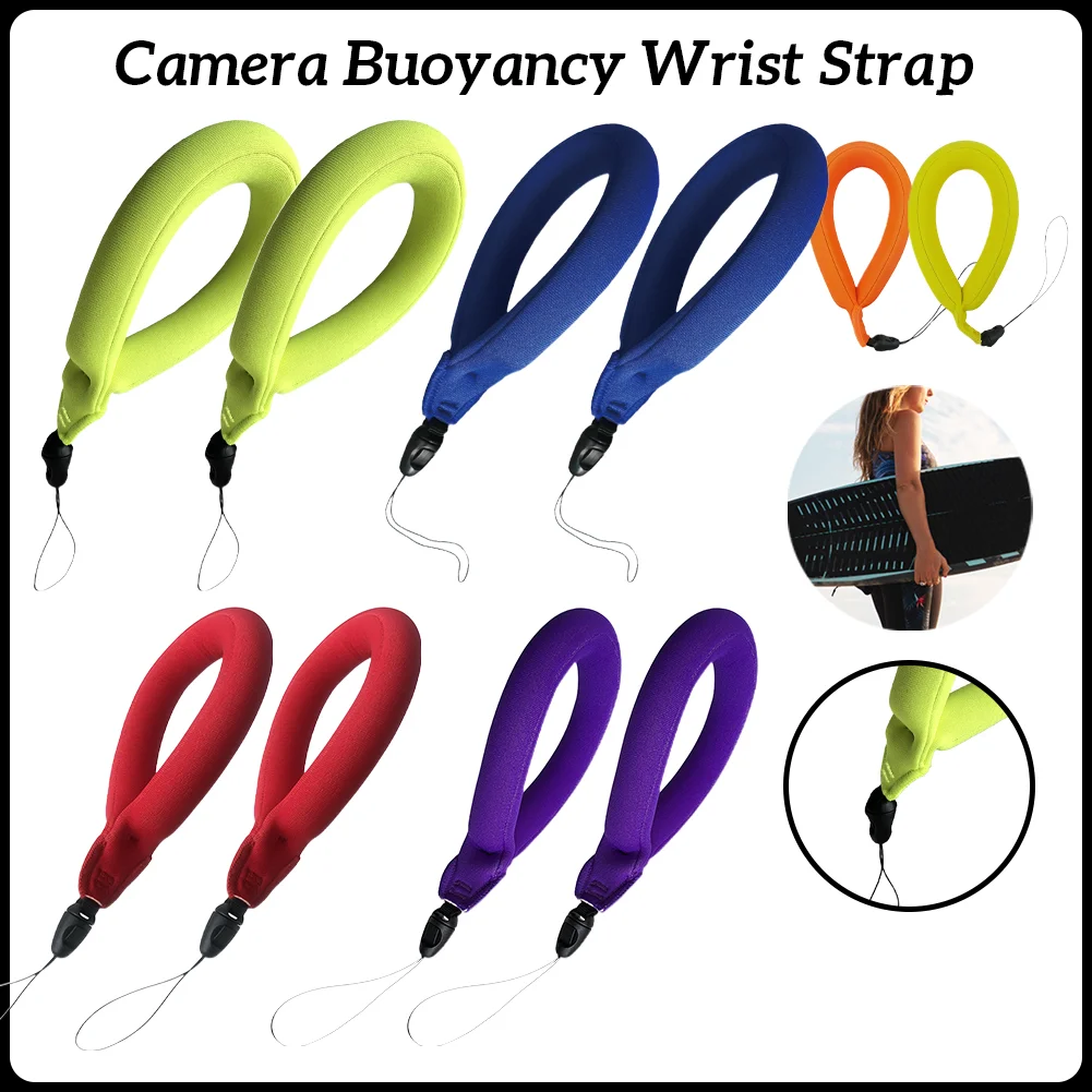 Einstellbare Schwimm Strap Wasserdichte Kamera Handy Float Unterwasser Handgelenk Strap Für GoPro Zubehör Tauchen Handgelenk Strap Image